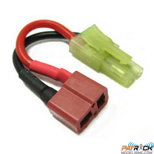 Adaptateur Dean/T plug Femelle -> mini Tamiya mâle