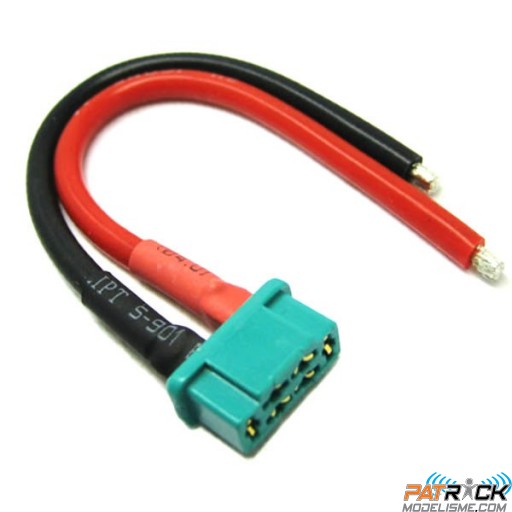 Cordon 10 cm 14AWG Multiplex mâle