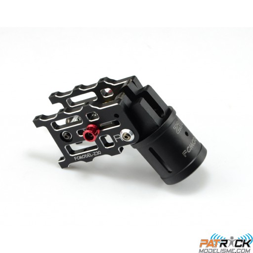 Fixation de bras rétractable Alu CNC noir D30mm Auto Edition pour multicopter