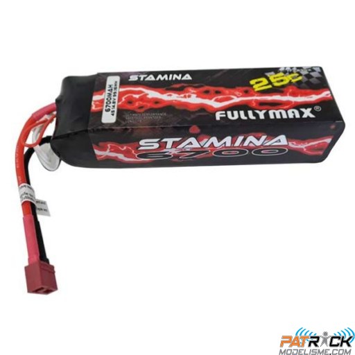 Accu Rc System Lipo 14,8V 6700mah 4S 25C fiche Dean