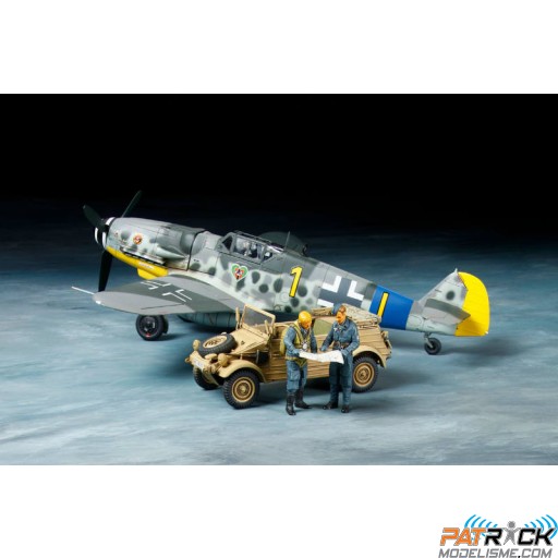 1/48e Tamiya Messerschmitt Bf109 G-6 + Kübelwagen