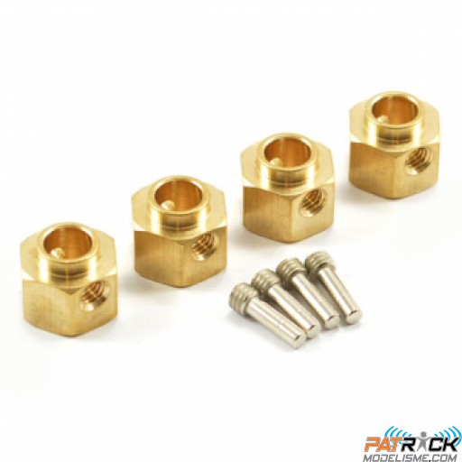Hexagone de roues bronze renforcés +3mm pour TRX-4