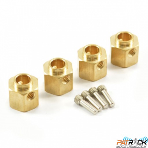 Hexagone de roues bronze renforcés +5mm pour TRX-4