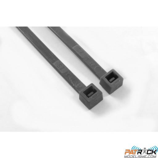 Colliers de serrage 100x2,5mm nylon noir (10 pcs) Fastrax