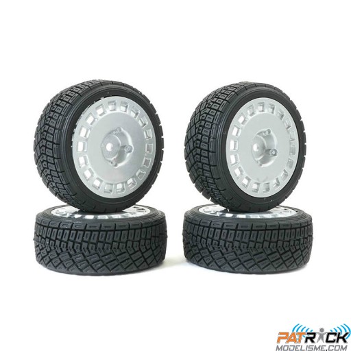 Roues Fastrax Rally Angle Silver 1/10e