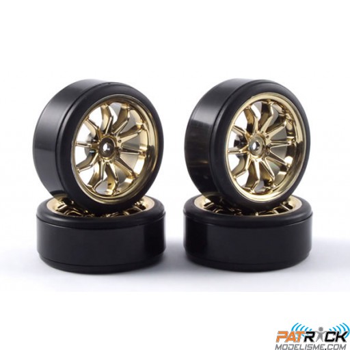 Roues Fastrax 10 branches DRIFT STREET Cuivrée 1/10 4pcs
