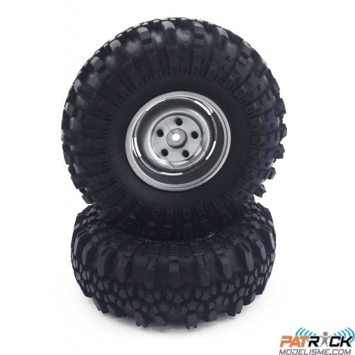 Roues Fastrax SWAMPER 118mm 1.9" 1/10 Crawler (2)