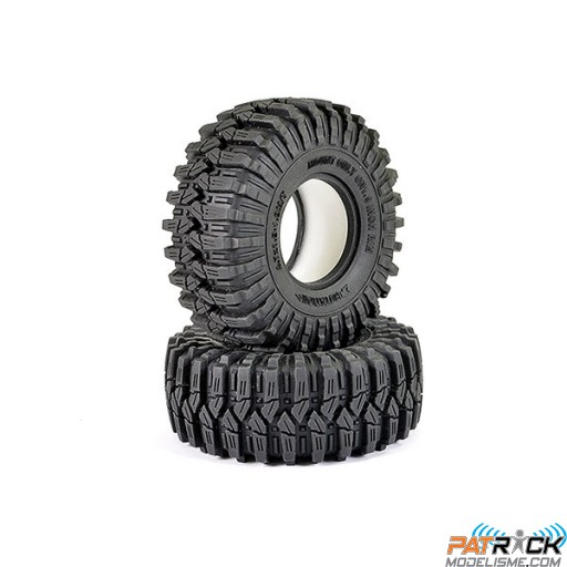 Pneus Fastrax Matador 118mm avec mousse 1.9" (2) 1/10 Crawler