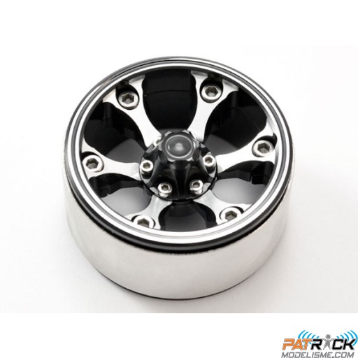 Jantes Fastrax Heavy Duty 1.9" Beadlock 6 bâtons paire 1/10 Crawler