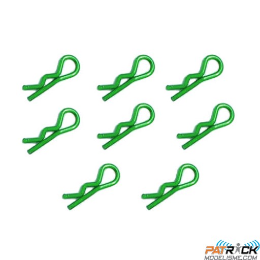 Clips de carrosserie VERT 8 pièce(s) – 1-10ème (petit)