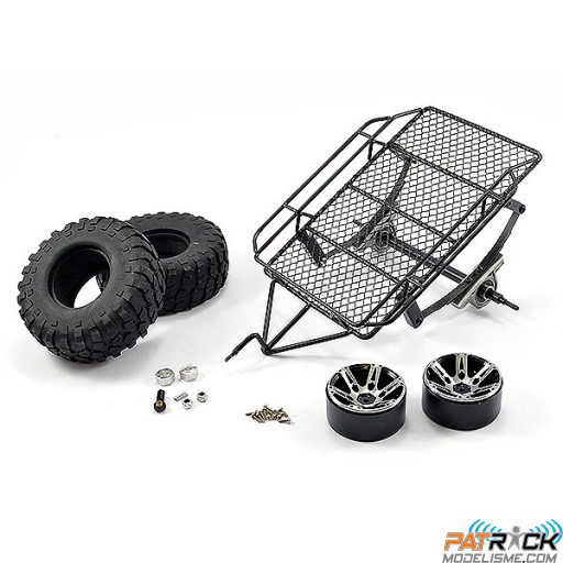 Remorque Fastrax aluminium 1/10