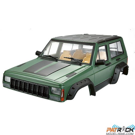 Carrosserie Rigide (Che)Rockee intérieur et extérieur 313m FASTRAX Verte 1/10e