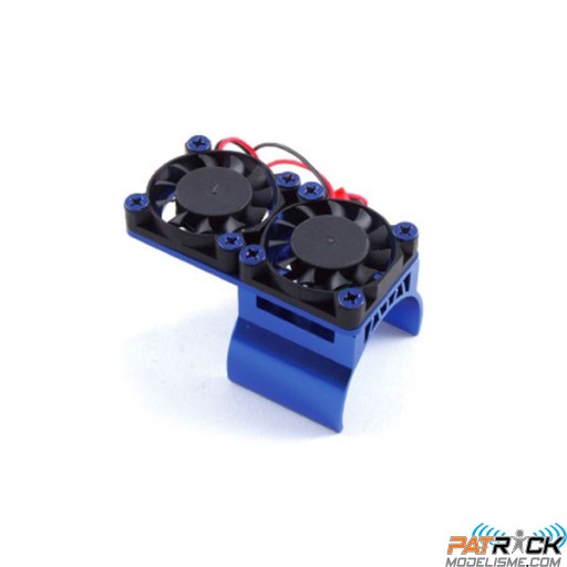 Fastrax Radiateurs alu blue + ventilateurs double pour moteur 540/550