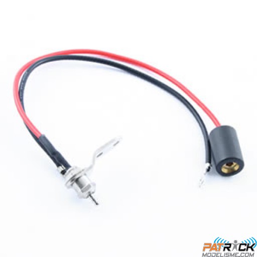 Connecteur de bougie déporté en ligne avec platine