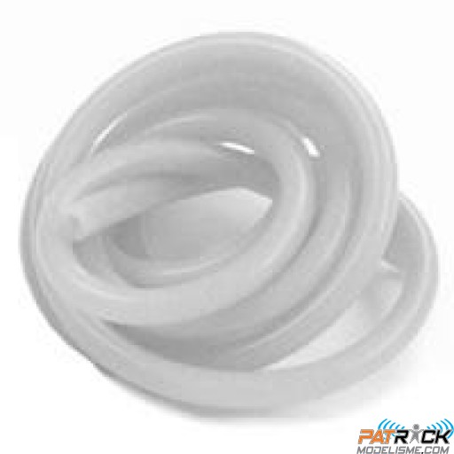 Durite silicone Fastrax transparent 2,8x5mm – 1 mètre