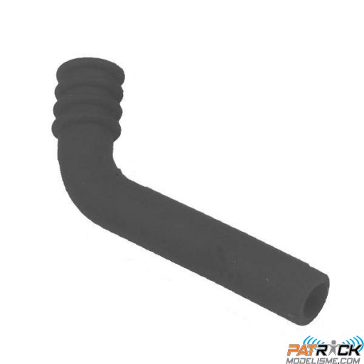 Tube coude pour échappement silicone petit 1/10