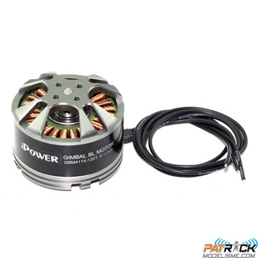 Moteur Brushless iPower GBM4114-120T roulement EZO pour Nacelle avec caméra 600-1500g