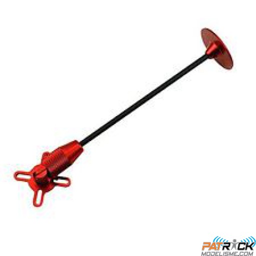 Fixation rétractable pour antenne GPS Rouge