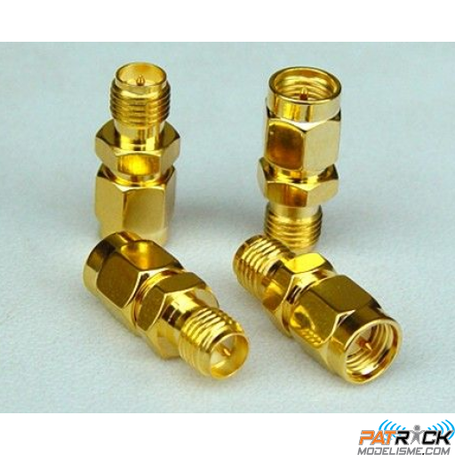 Adaptateur SMA Plug to RP-SMA Jack