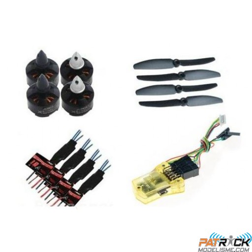 Combo pour Mini Quad Racer FPV - Mini CC3D - LD power MT1806