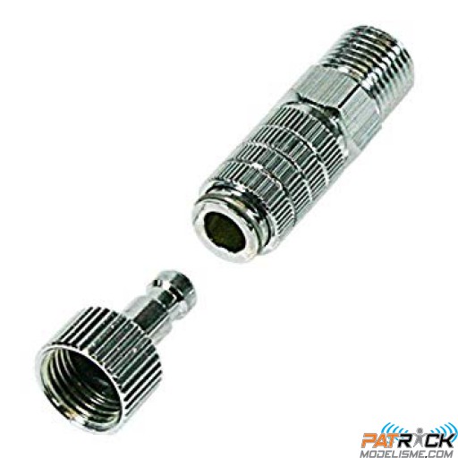 Raccord rapide complète 1/8" pour Aérographe