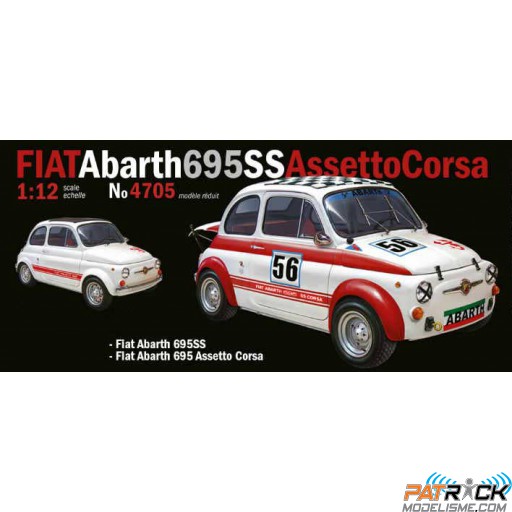 1/12e Italeri Fiat Abarth 695SS Assetto Corsa