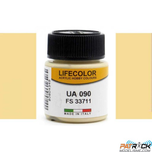 Pot de peinture acrylique LifeColor Sable UA090 22ml