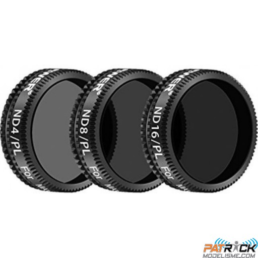 Kit de filtre Neewer ND4 PL/ ND8 PL/ ND16 PL noir DJI Mavic AIR