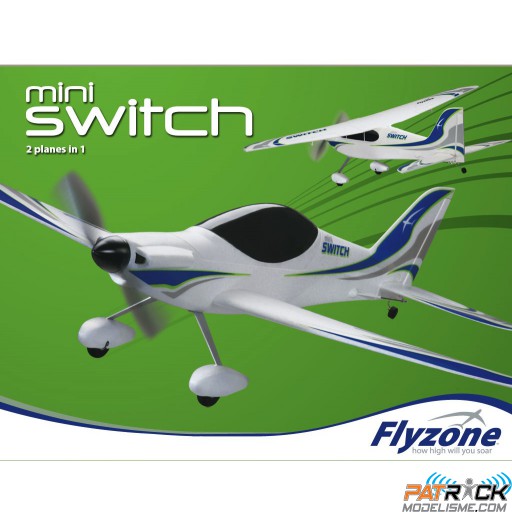 Flyzone Mini Switch 2 en 1 ARF (Sans Radio)