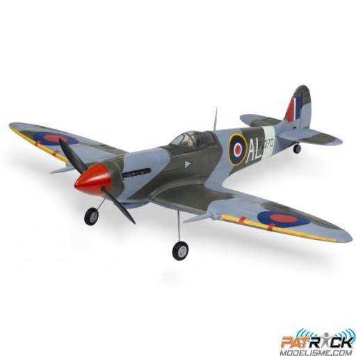 FMS Mini Spitfire camo 800 ARTF BL+ACCU+CHARGEUR