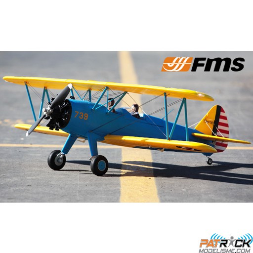 FMS Stearman PT-17 Bi-Plan ARF 1100mm