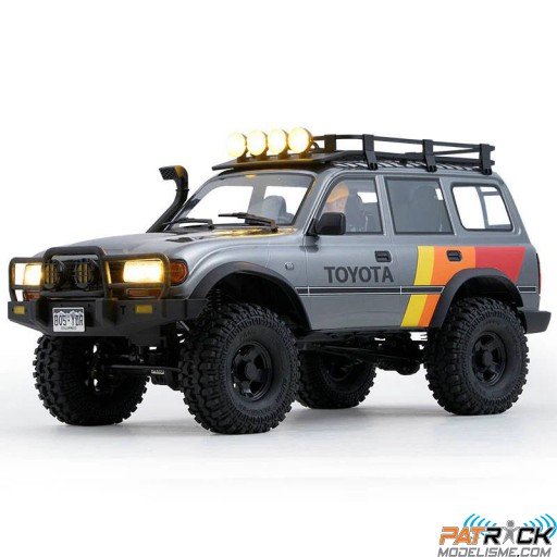 FMS 1/10e Toyota Land cruiser 80 FCX10 scaler ARTR kit (RS version) Gris
