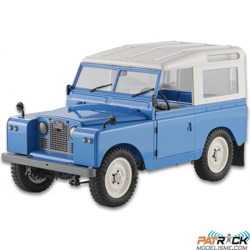 FMS 1/12 Land Rover Series II scaler RTR car kit - Bleu SUR-COMMANDE