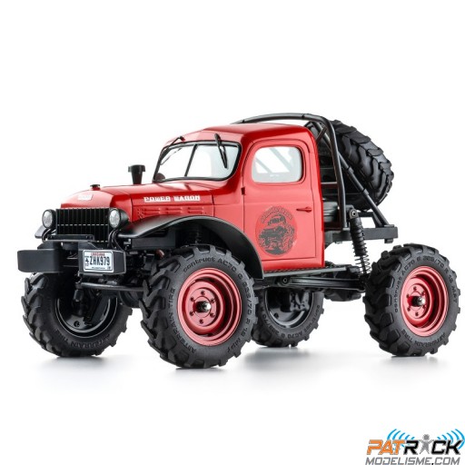 FMS 1/24e Power wagon FXC24 crawler Rouge - Prêt à rouler