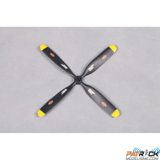 Hélice quadripale FMS 7.5x4" – P51 v2 / F4U v2 800mm
