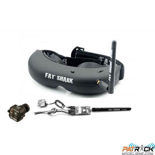 Fatshark ATTITUDE SD V2 lunettes FPV vidéo + tx 250mw + caméra