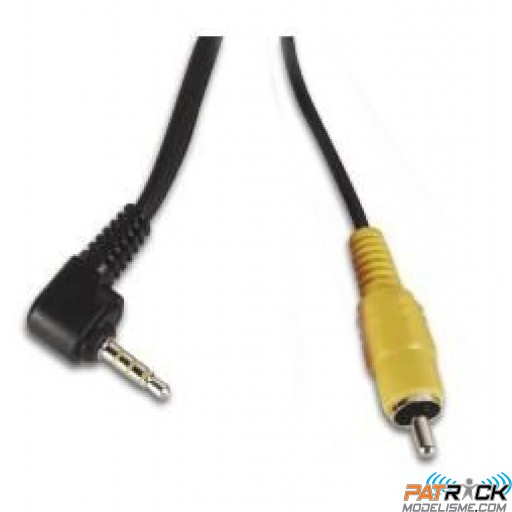 Cable jack 3.5mm 4 POLES vers RCA vidéo 2 mètres - FATSHARK