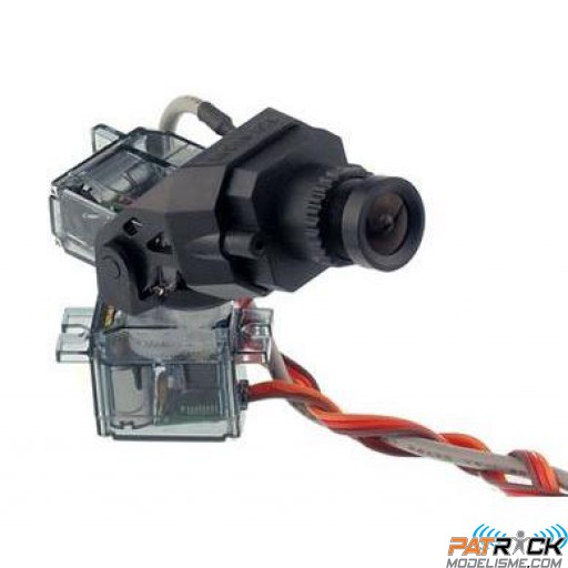 Caméra FATSHARK 600 TVL avec PAN et TILT - FPV haute définition CMOS V1 (14g)