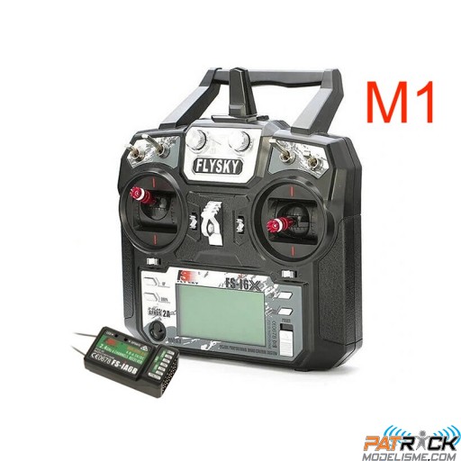 Fly Sky FS-i6X 6/10voies AFHDS + récepteur FS-IA6B 6 voies (Mode 1)