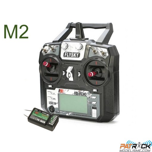 Fly Sky FS-i6X 6/10voies AFHDS + récepteur FS-IA6B 6 voies (Mode 2)
