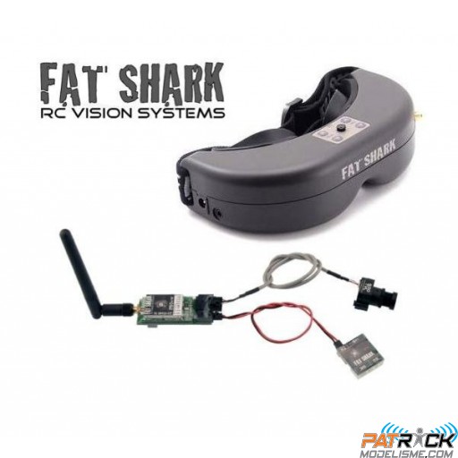 Fatshark PREDATOR V2 lunettes FPV vidéo + tx 250mw + caméra