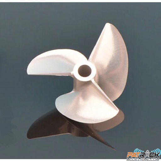 Hélice de vitesse 3 pales en aluminium 40mm / axe 4.76mm