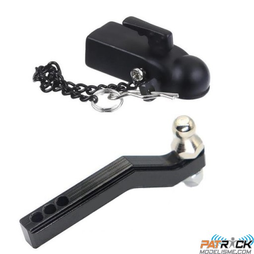 Support d'attelage métal et rotule de remorque Crawler