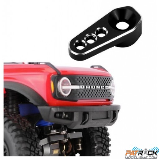 Bras de direction aluminium CNC noir FAST - Traxxas TRX-4M