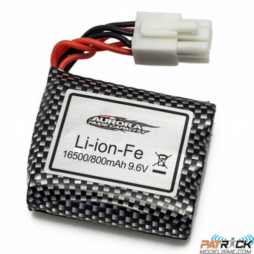 Batterie li-ion-Fe 9.6V 800mah Funtek MT12/DT12 prise blanche