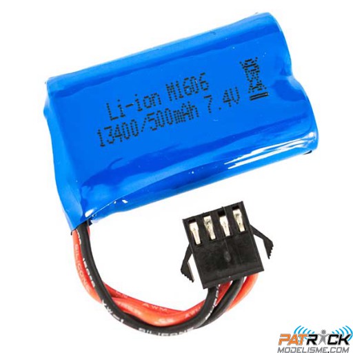 Batterie Li-ion 7.4V 500 mah Funtek RallyCross RX12