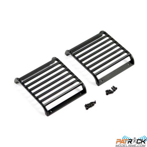 Grilles de phares en aluminium noir (2) TRX-4