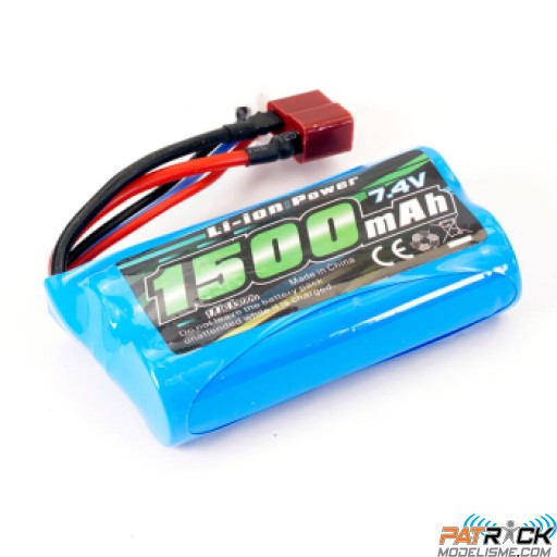 Batterie Li-ion 7.4v 1500mah Dean HAVOK/GLADER