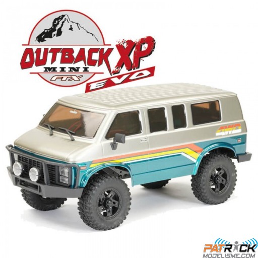 FTX Outback Mini XP Evo Van Trail Gris 1/18e - Prêt à rouler