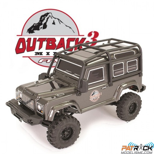 FTX Crawler Outback Mini 3.0 Ranger Gris 1/24e - Prêt à rouler